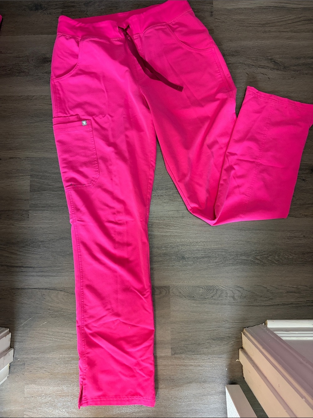 Fig’s Kade Scrub Pants Shocking Pink
